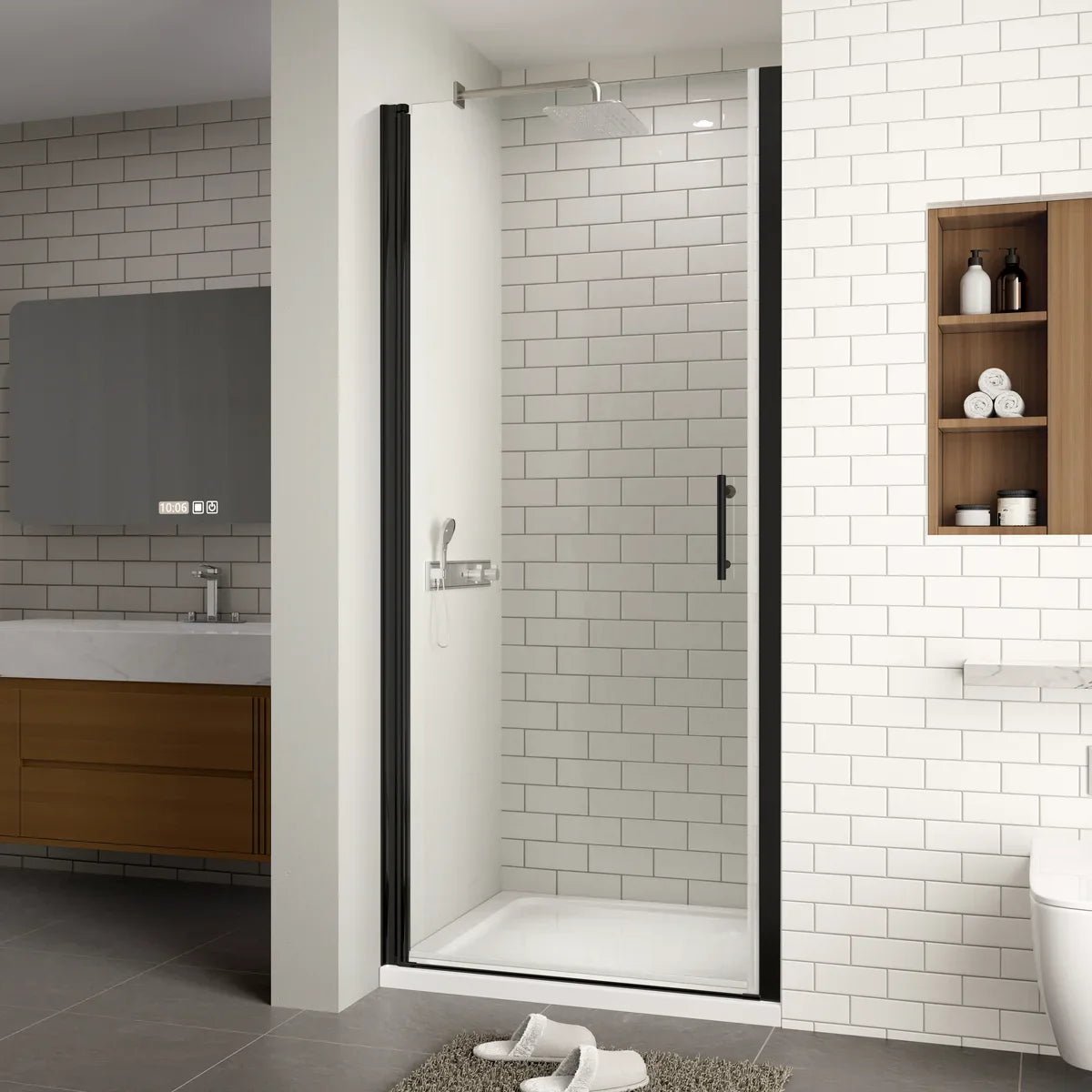 Frameless Pivot Shower Doors