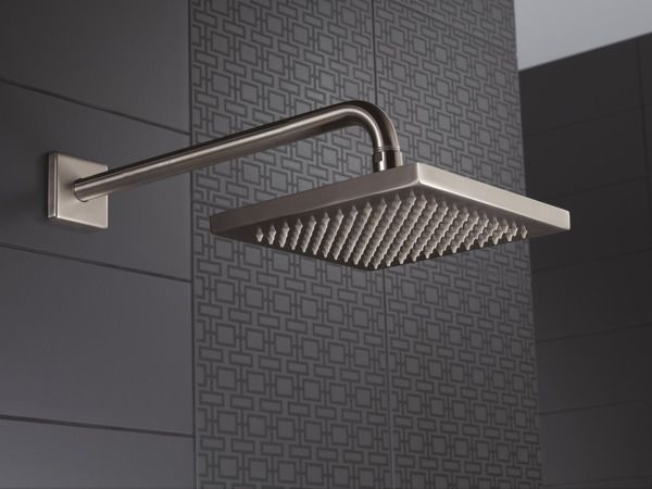 Durable Best Shower Systems featuring a square stainless steel rainfall shower head for a luxurious shower experience