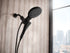 Moen Verso 7-inch round dual combo high-pressure rainfall showerhead with matte black finish