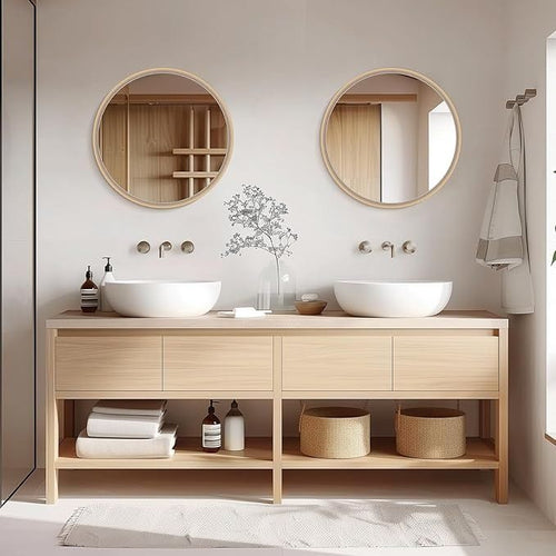 Vanity Mirror Size Guide: How to Choose the Perfect Round Bathroom Mirror