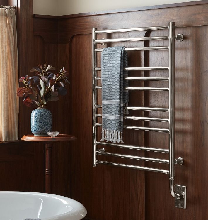 an electric towel rack with stainless steel bars | ACE DECOR