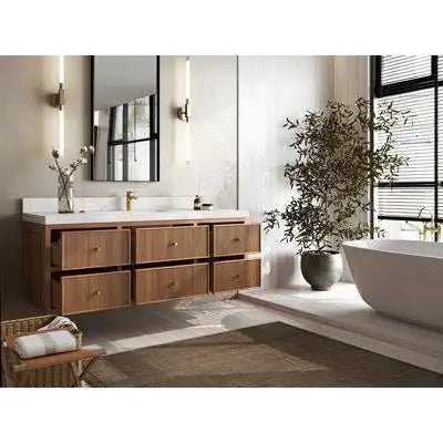 Example of Small Bathroom Vanity Size