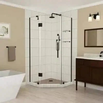 Maximizing Light with Angle Shower Doors: Brighten Up Your Bathroom | ACE DECOR