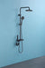 Copper Shower Faucet Set - 5-Function Handheld color:Matte Black