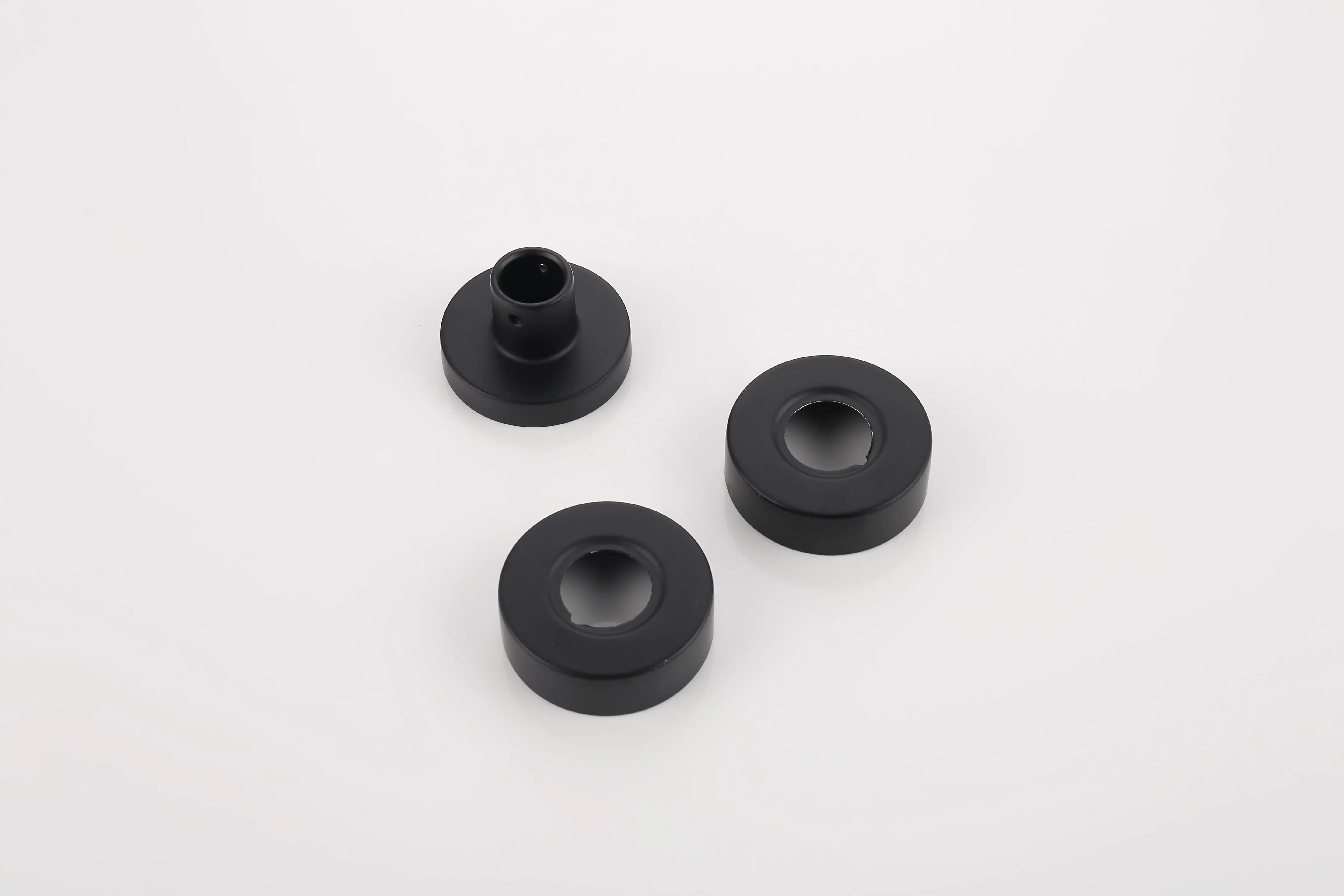 Matte Black Dual Shower Head System – 360° Rainfall & 5-Function Handheld
