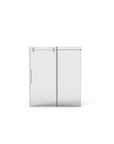 56"-60"W x 76"H Frameless Sliding Shower Door with 3/8" Tempered Glass color: Chrome