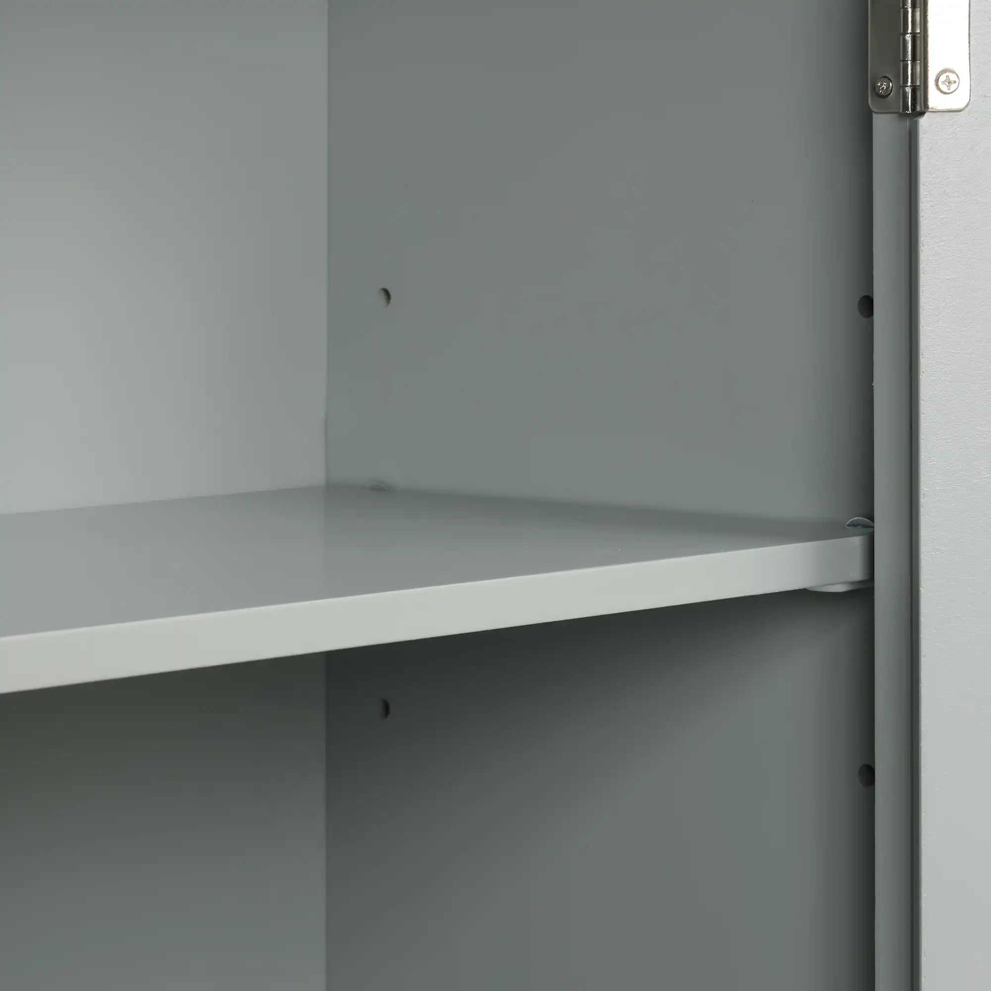 Norrin 67.3&quot; Grey Tall Narrow Bathroom Storage Cabinet with Drawer &amp; Shelves
