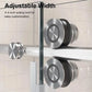 Gorgeous Single Sliding Frameless Shower Door With 3/8 Inch Clear Glass color:brushed nickel