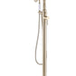 brushed gold bathroom faucet with handheld shower color:Brushed Gold