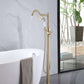 ACE DECOR Luxurious Brushed Gold Copper Bathtub Faucet color:Brushed Gold