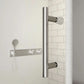 frameless pivot shower glass door color:chrome