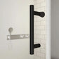 30" W x 72" H Frameless Pivot Shower Door color:Matte Black