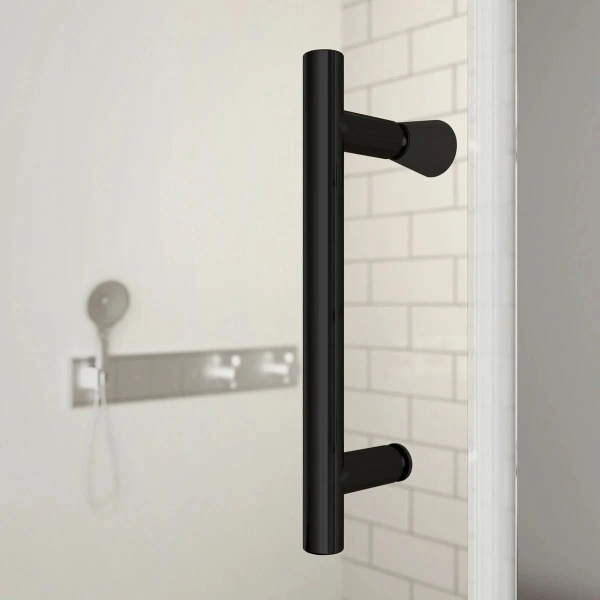 30&quot; W x 72&quot; H Frameless Pivot Shower Door color:Matte Black