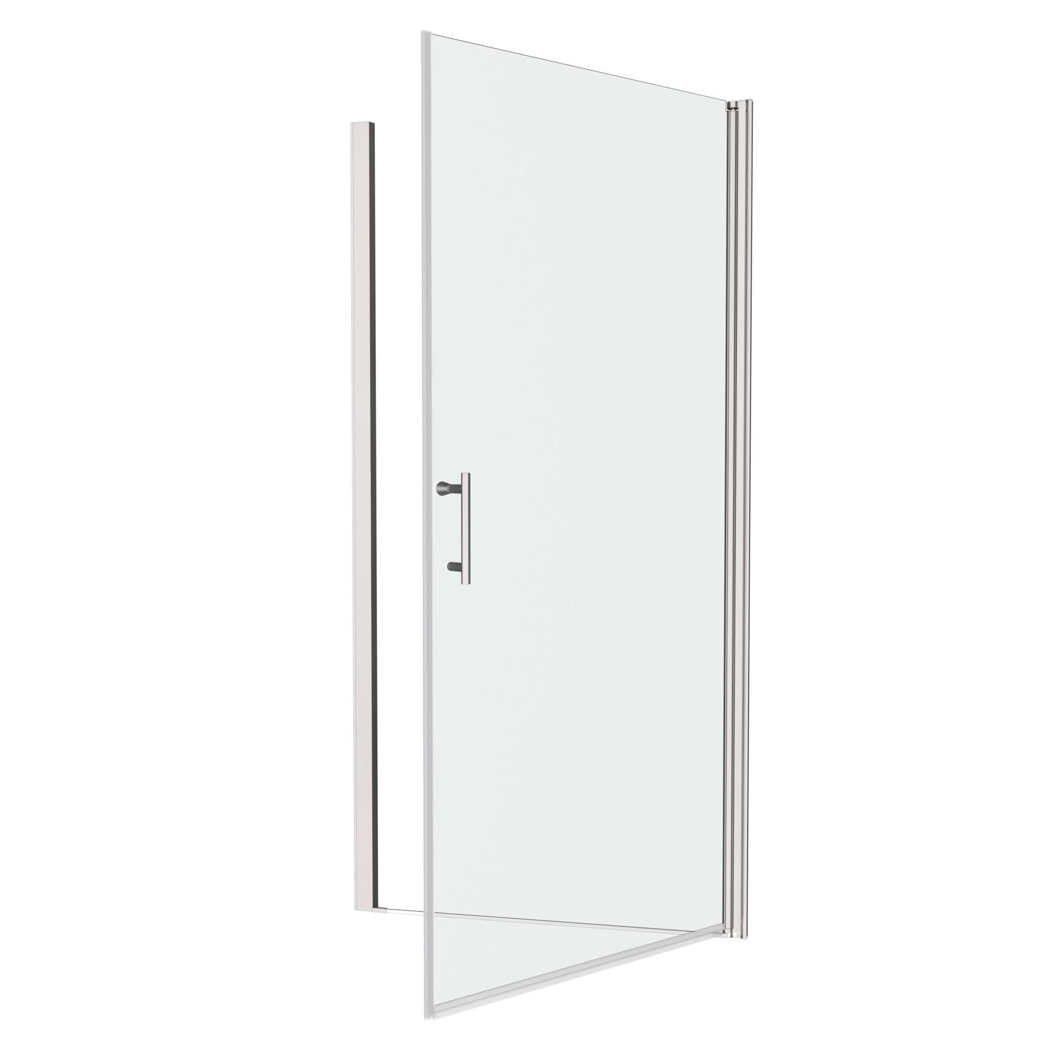 Chrome Framed Pivot Shower Door - Custom Design & Replacement Parts color: chrome