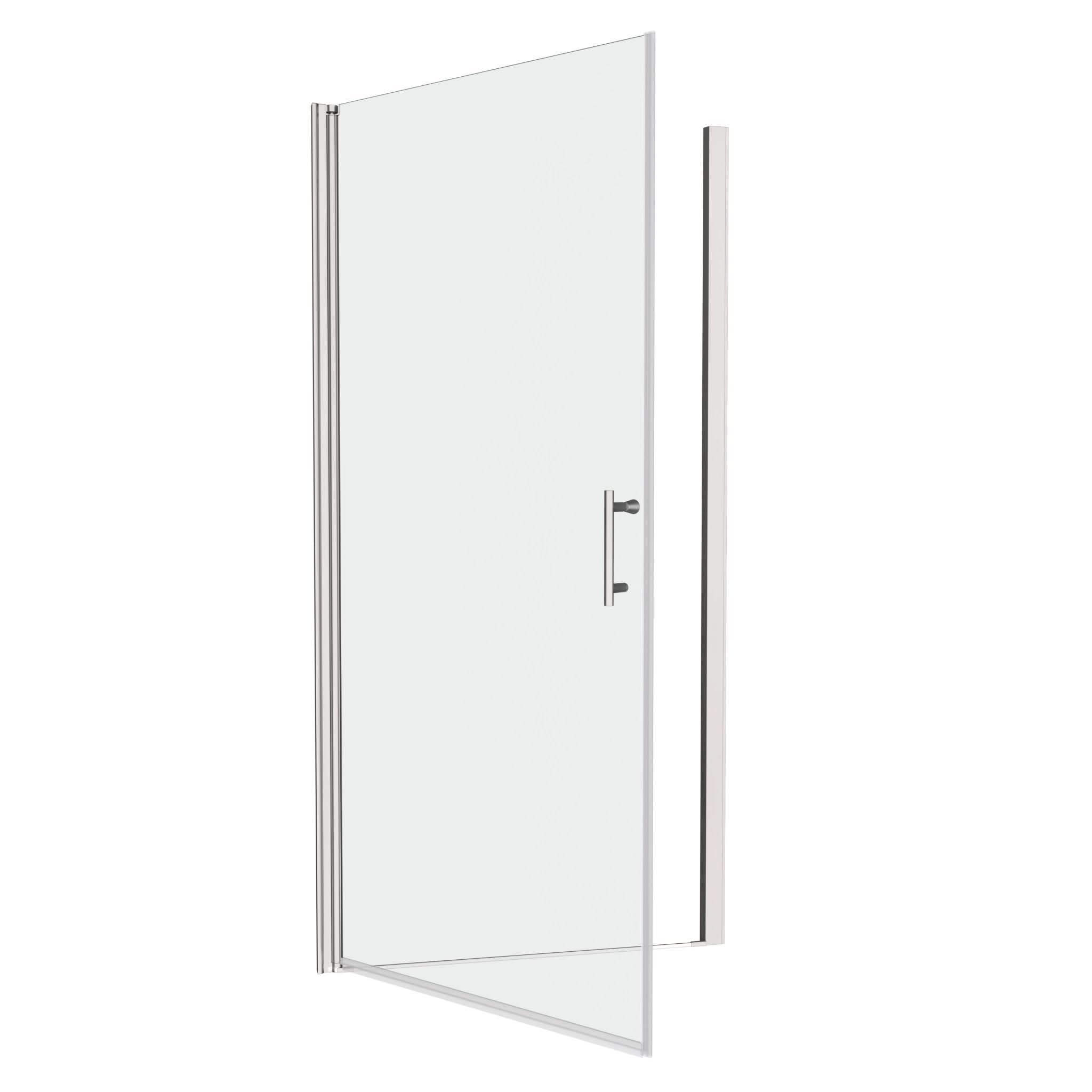 Chrome Framed Pivot Shower Door - Custom Design & Replacement Parts color: chrome