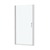 Chrome Framed Pivot Shower Door - Custom Design & Replacement Parts color: chrome