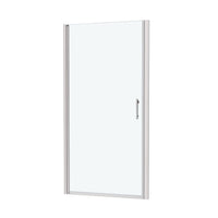 Chrome Framed Pivot Shower Door - Custom Design & Replacement Parts color: chrome