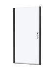 framed pivot glass shower doors color:Matte Black