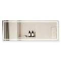 LuxeGlow Series 110"x40" Smart LED Mirror – Anti-Fog, Memory & Adjustable Lighting