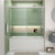 60" W x 58" H Framed Bypass Bathtub Door color:chrome