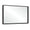 Noir Series Black Rectangular Metal Frame Mirror with Beveled Edge Design