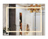Optera Brushed Silver LED Bathroom Mirror with Adjustable Lighting & Anti-Fog.