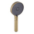Auralen Series Brushed Gold 3-Setting Handheld Shower Head with Flow Control