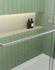 60" W x 58" H Framed Bypass Bathtub Door color:chrome