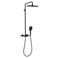 Avenly 52 in. Thermostatic Exposed Shower System in Matte Black