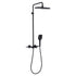 Avenly 52 in. Thermostatic Exposed Shower System in Matte Black