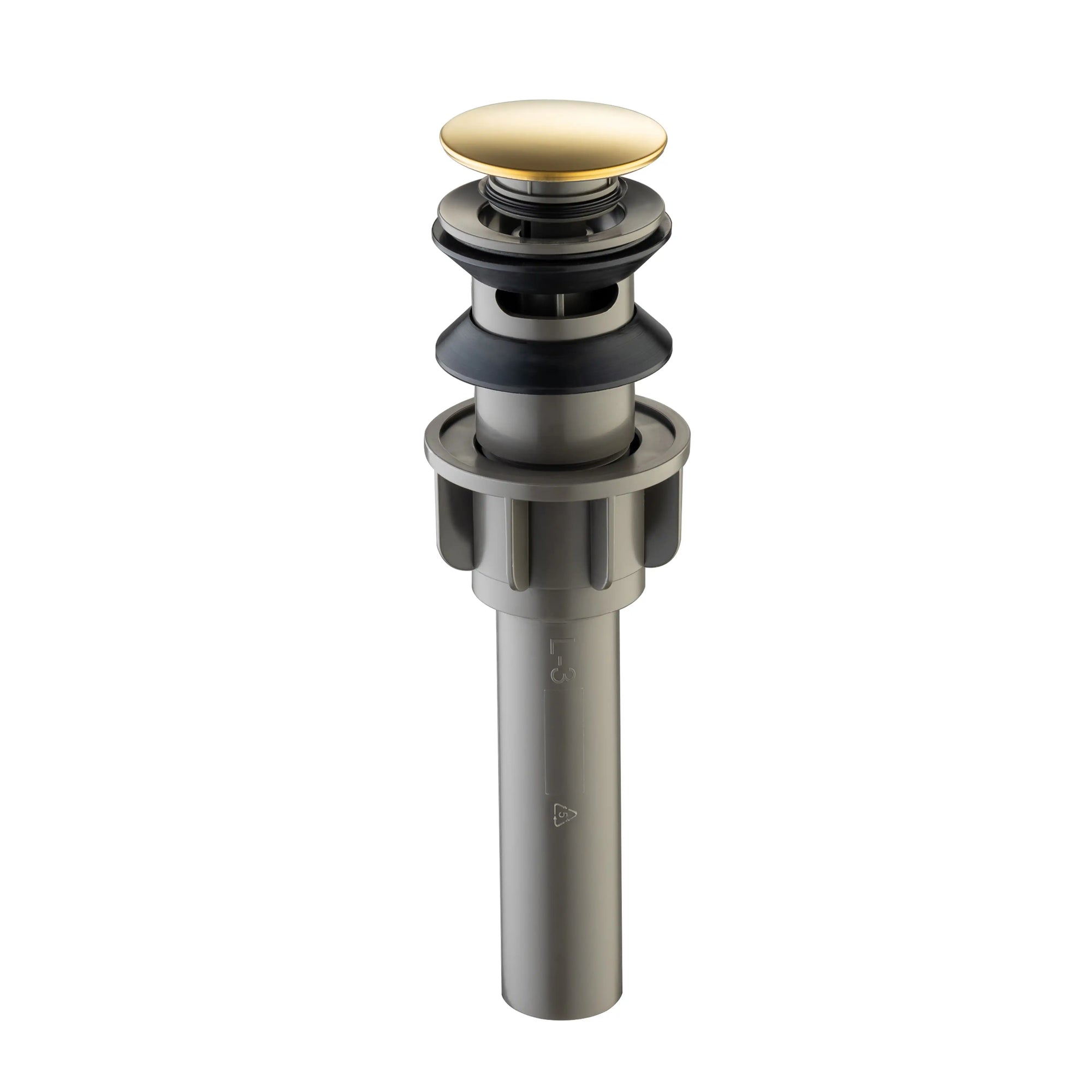 Aurora Series Widespread Bathroom Sink Faucet in Brushed Gold