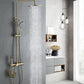 Copper Shower Faucet Set - 5-Function Handheld color:Brushed Gold