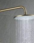 Copper Shower Faucet Set - 5-Function Handheld color:Brushed Gold