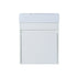 18" white bathroom sink with vanity featuring clean front view and compact design | Ace Decor