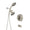 Briar 2-in-1 Dual Shower System with Tub Spout - Brushed Nickel