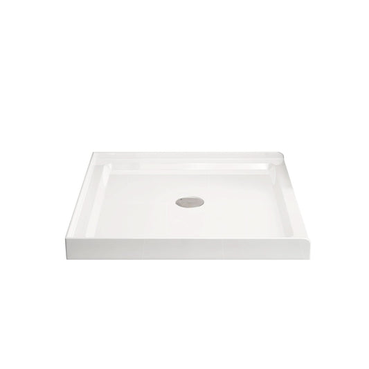 36 x 36 inch Acrylic Shower Base Pan for Tile color:white 