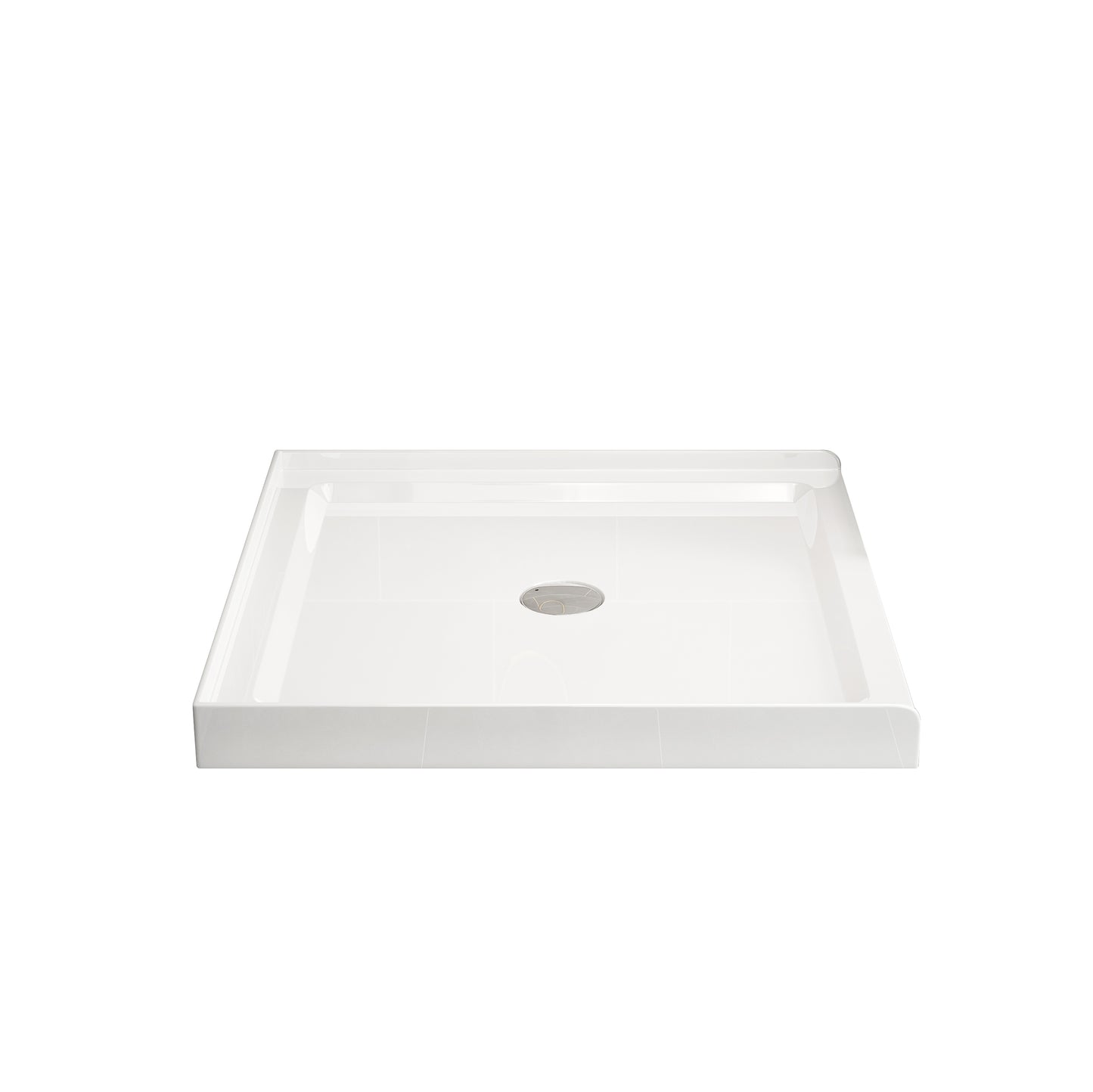 36 x 36 inch Acrylic Shower Base Pan for Tile color:white 