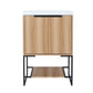 Freestanding Bathroom Vanity with Resin Basin - Modern and Elegant color: Maple