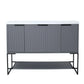 48" Freestanding Bathroom Vanity with Resin Basin color: Rock Grey