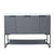 48" Freestanding Bathroom Vanity with Resin Basin color: Rock Grey