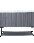 48" Freestanding Bathroom Vanity with Resin Basin color: Rock Grey