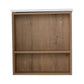 30-Inch Bathroom Vanity with Adjustable Open Shelves color: Imitative Oak