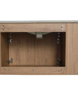 30-Inch Bathroom Vanity with Adjustable Open Shelves color: Imitative Oak