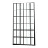 Grid glass shower door 38 x 72 inch black frame modern bathroom design | Ace Decor