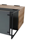 maple bathroom vanity 48 side cabinet frame and hinge detail | Ace Decor