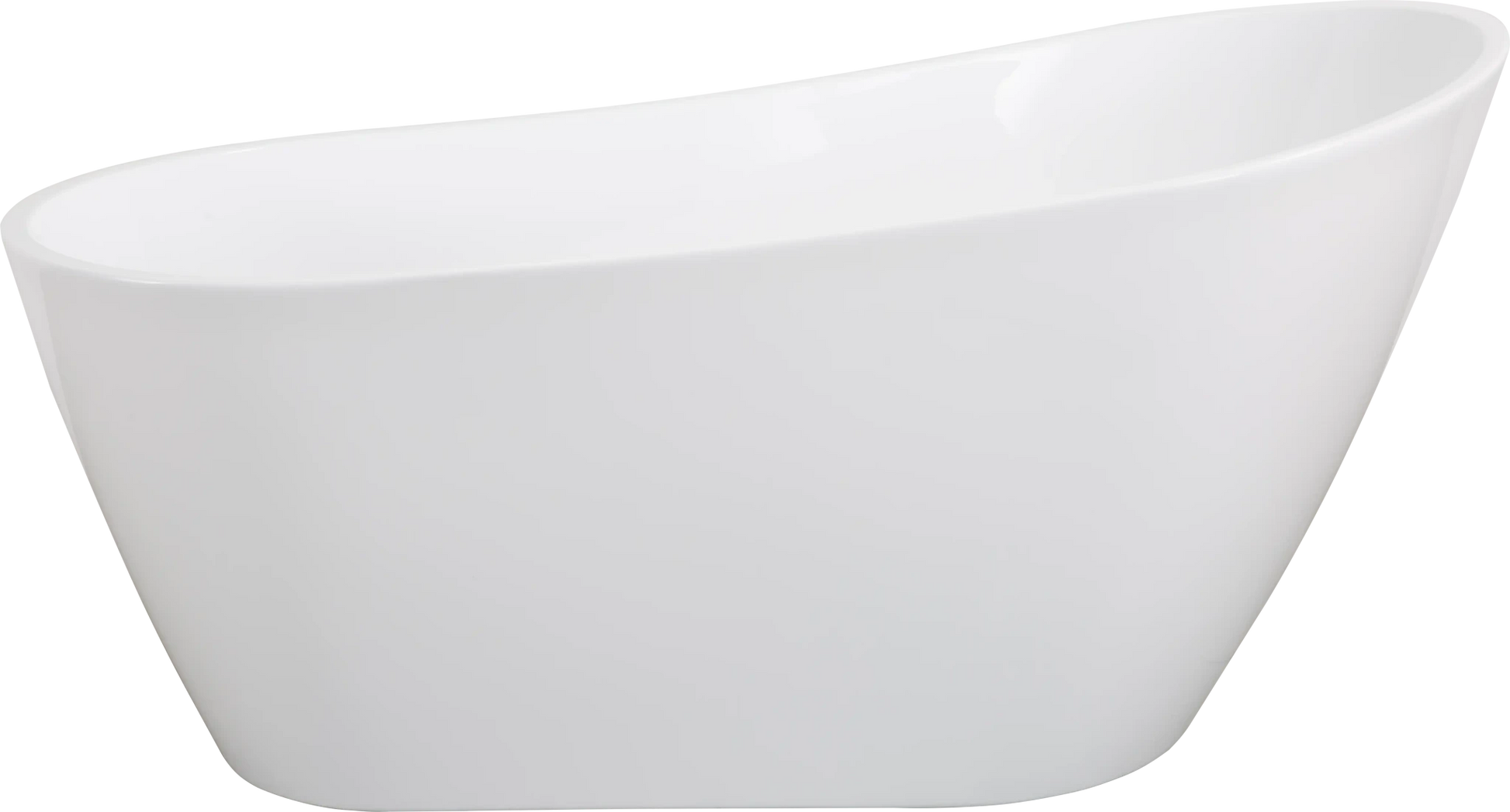 Luxurious Freestanding Acrylic Bathtub - Modern Design, Ultimate Comfort, and Efficient Drainage color: White