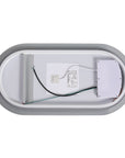 Dimmable Switch-Held Memory LED Bathroom Mirror color:White