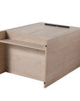 Back structure view of 24" 24in bathroom vanity showing sturdy construction and rear support panel | Ace Decor