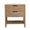 Freestanding Bathroom Vanity with Plywood and 2 Drawers color: Imitative Oak