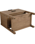 30" freestanding single bathroom vanity bottom view showing reinforced structure | Ace Decor